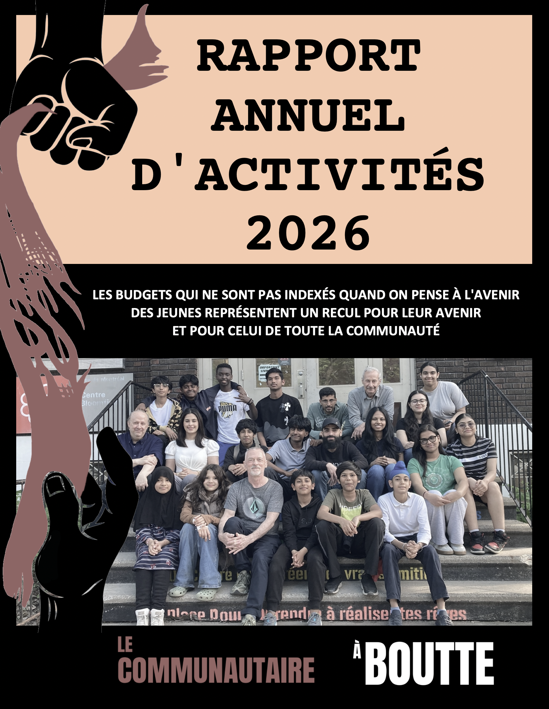 Couverture du rapport d'activité 2018-2019.
